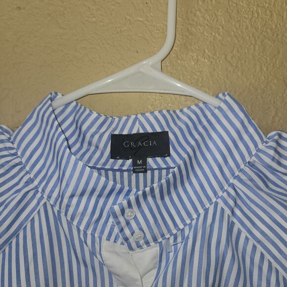 Gracia Midi Stripe Dress Size Medium - Picture 2 of 9